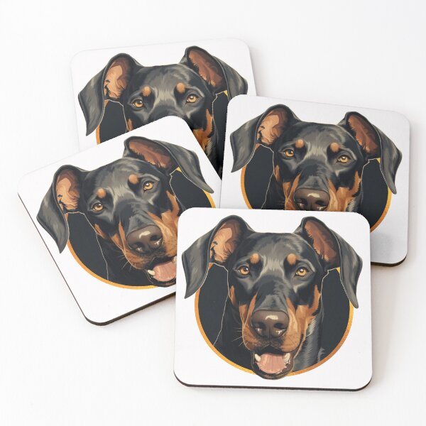 Item preview, Natural Ear Doberman Funny Gift For Dog Lover designed and sold by Chmielayka.