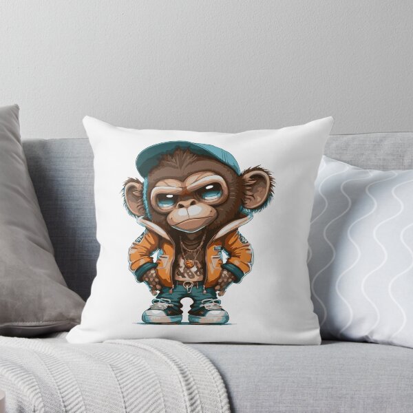 Item preview, Monkey Mascot Design designed and sold by AfroDactro.