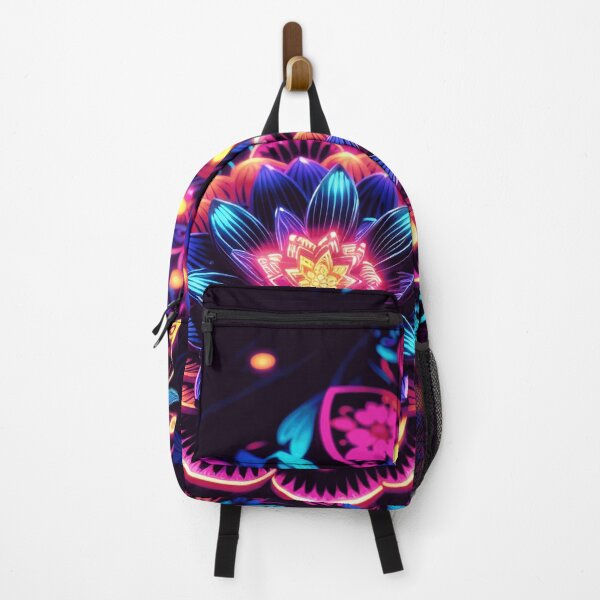 Item preview, Flowers in neon designed and sold by ArtfullMinds.