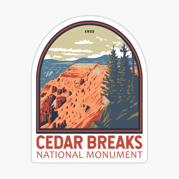 Item preview, Cedar Breaks National Monument Utah Emblem designed and sold by KrisSidDesigns.