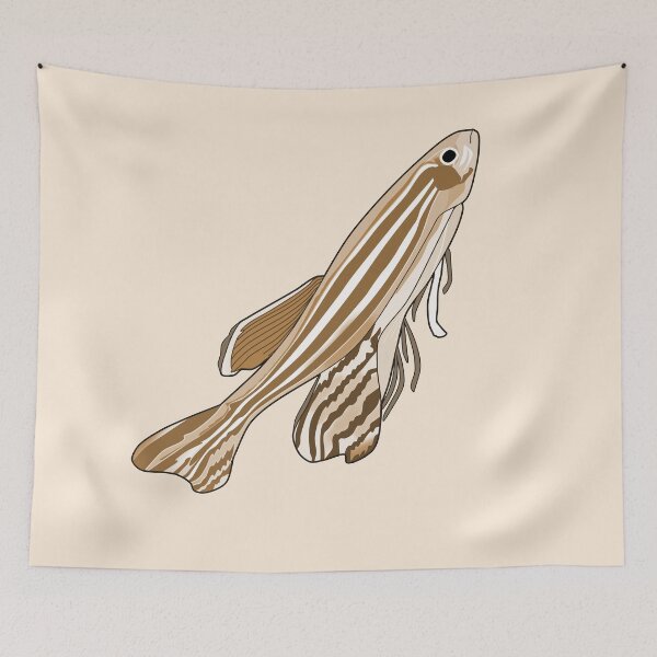 Item preview, Cappuccino Zebra Zebrafish Fish  designed and sold by ViewerEqualsPhoton.