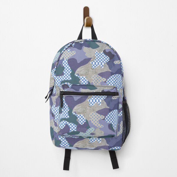 Item preview, Camouflage polka dot blue cold designed and sold by Alessandro Remo Mazzoni Remotextiles.