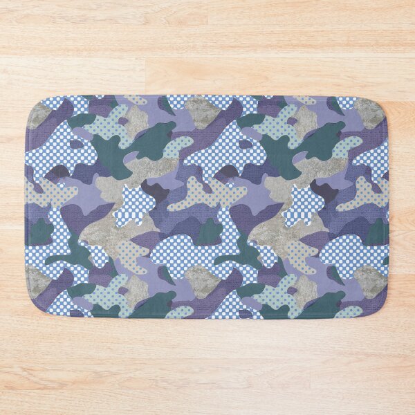 Item preview, Camouflage polka dot blue cold designed and sold by Alessandro Remo Mazzoni Remotextiles.