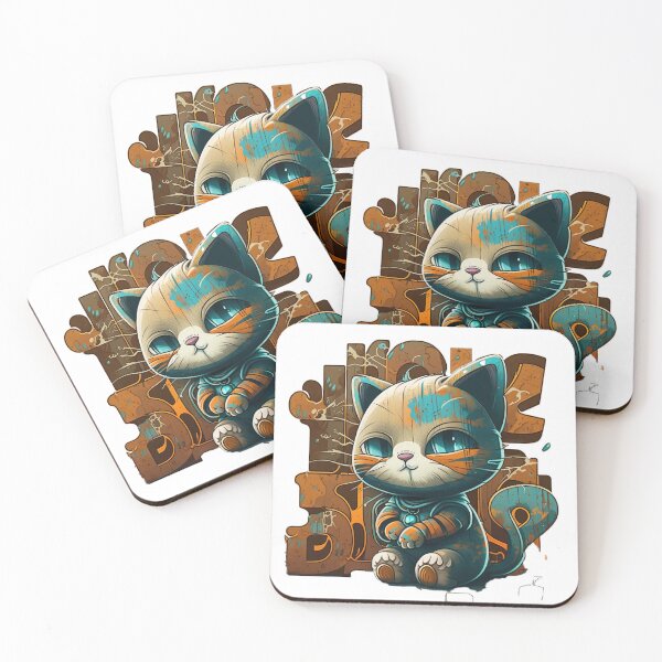 Item preview, Kitten grafiti  designed and sold by kentHdesigns.