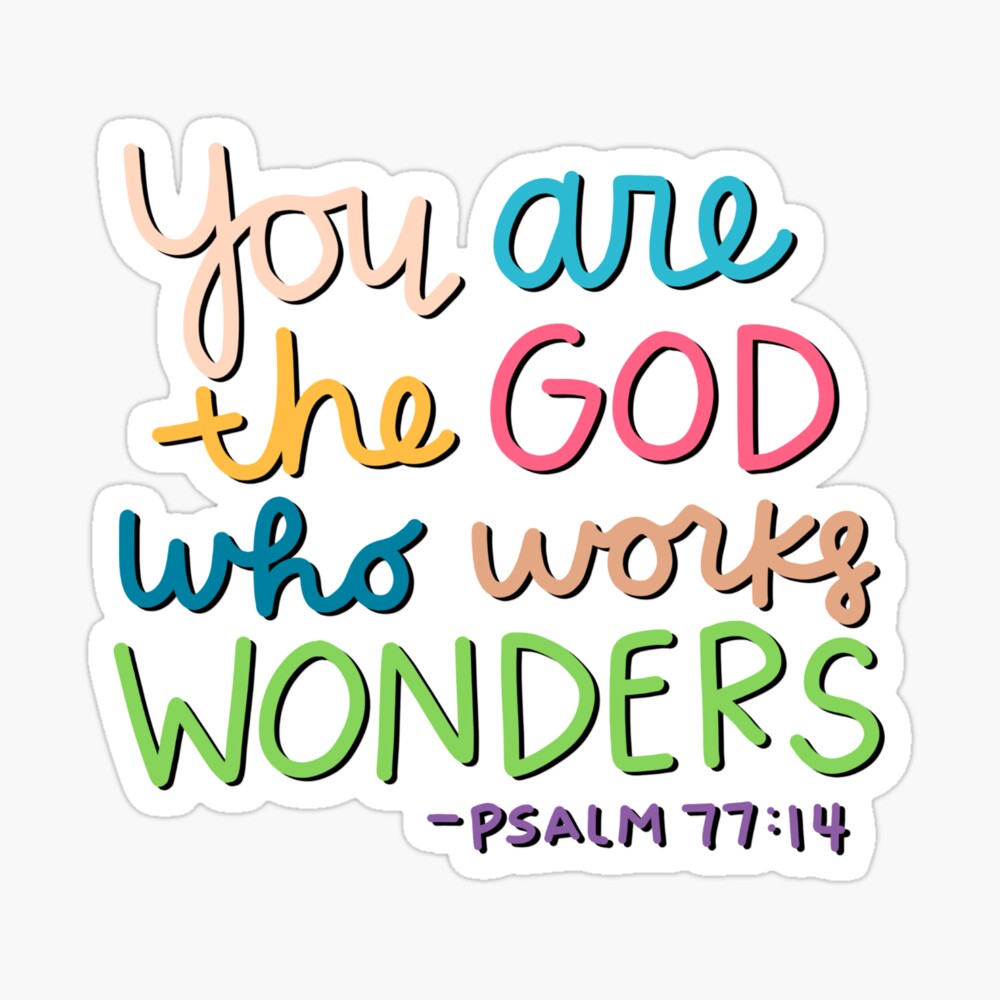 Psalm 77:14 Bible quote