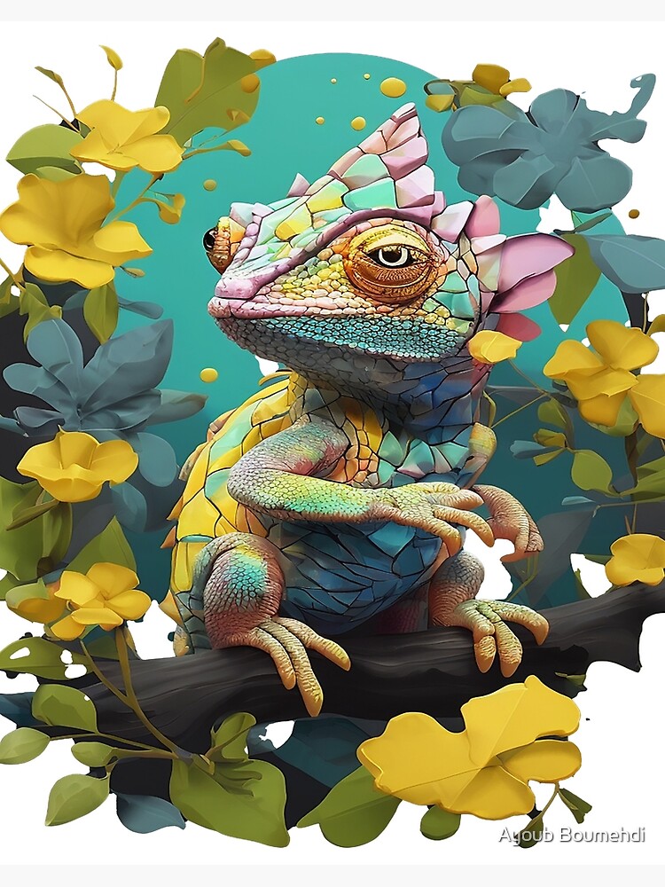 20 Incredible Artists Get Creative with Chameleon Art Products