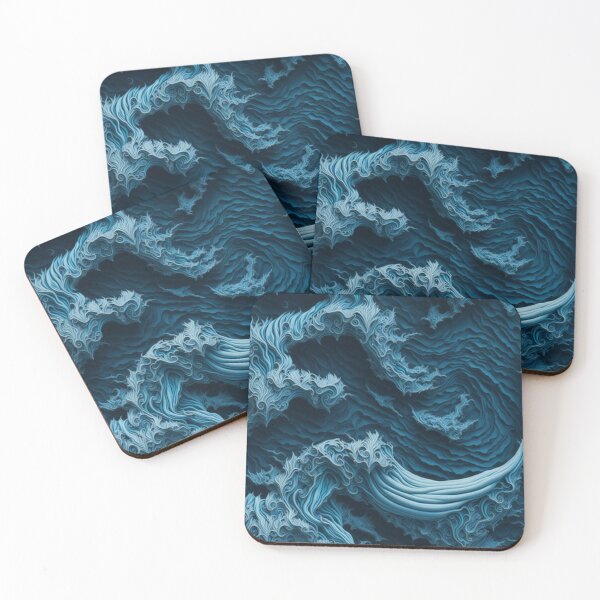 Item preview, Beautiful Vivid Wave Pattern | Digitora designed and sold by DigiTora.