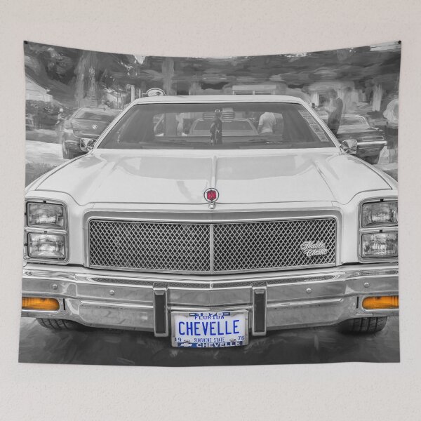 Item preview, 1976 White Chevrolet Chevelle Malibu Classic X108 designed and sold by RichFrancoCars.