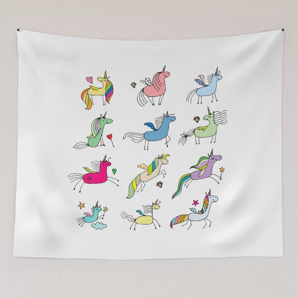 Item preview, Funny unicorn designed and sold by Kudryashka.