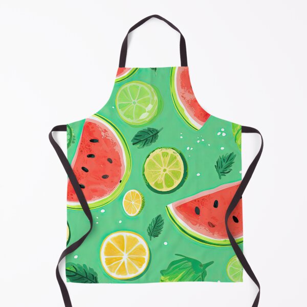 Item preview, Watermelon, sliced lemons and limes watercolor pattern designed and sold by RitaMarat.
