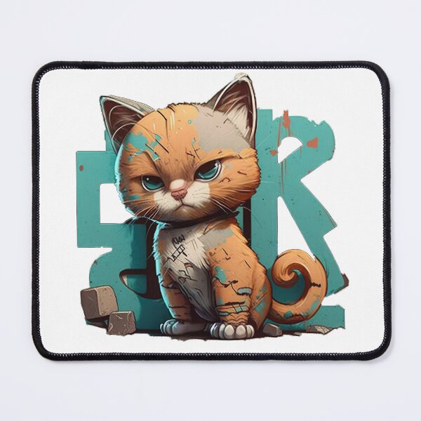 Item preview, kitten in the street designed and sold by kentHdesigns.