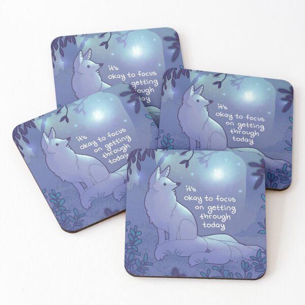Item preview, "It's Okay to Focus on Getting Through" Nine Tailed Fox designed and sold by thelatestkate.