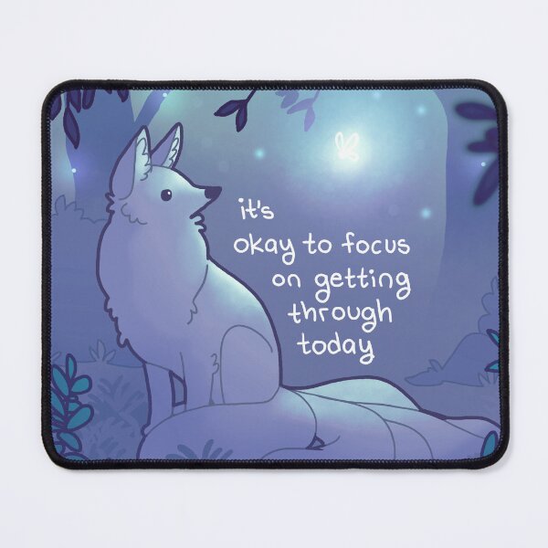 Item preview, "It's Okay to Focus on Getting Through" Nine Tailed Fox designed and sold by thelatestkate.