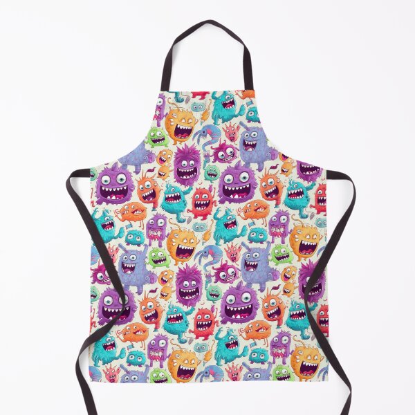 Item preview, A collection of cute monsters, mummies, and creatures having a playful Halloween party. ( White background)  designed and sold by LadiivPloy.