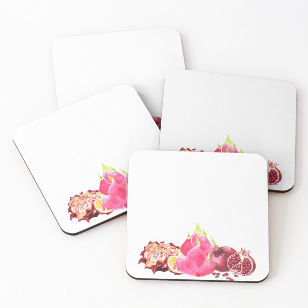 Item preview, Superfruit Fruit Stickers, Pomegranate and Dragon Fruit Gifts designed and sold by haRexia.