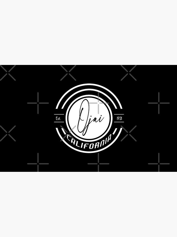 Thumbnail 6 of 6, Coffee Mug, Ojai California Retro Round Logo For Dark Items designed and sold by DRKZone.