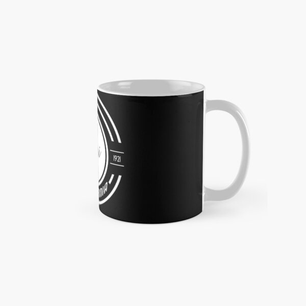 Ojai California Retro Round Logo For Dark Items Classic Mug