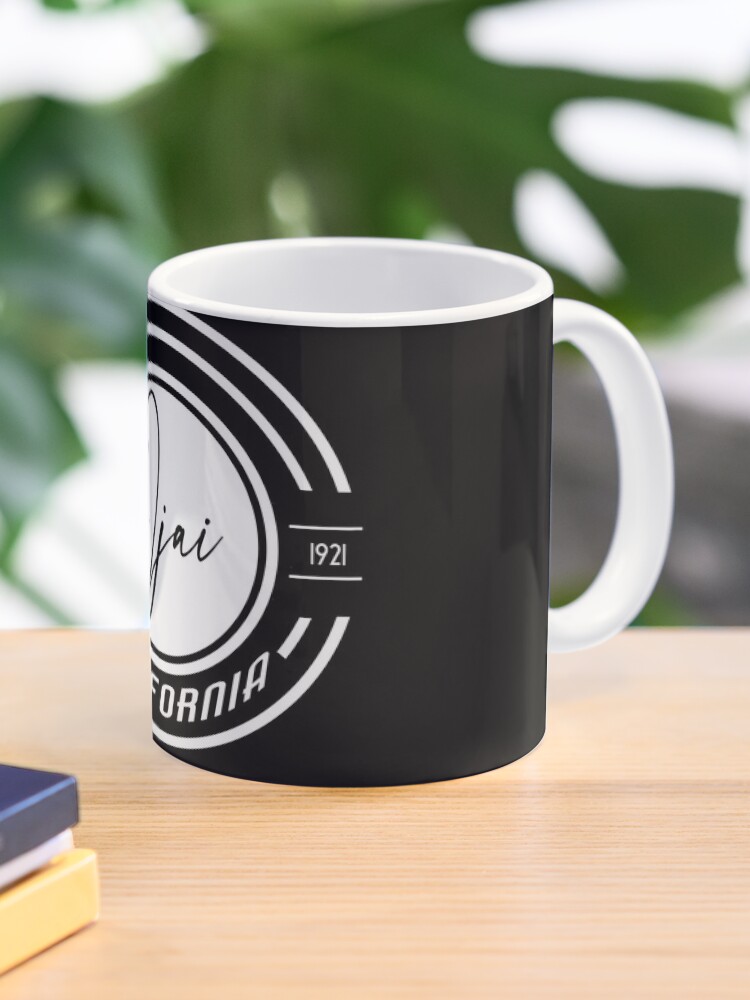 Thumbnail 1 of 6, Coffee Mug, Ojai California Retro Round Logo For Dark Items designed and sold by DRKZone.