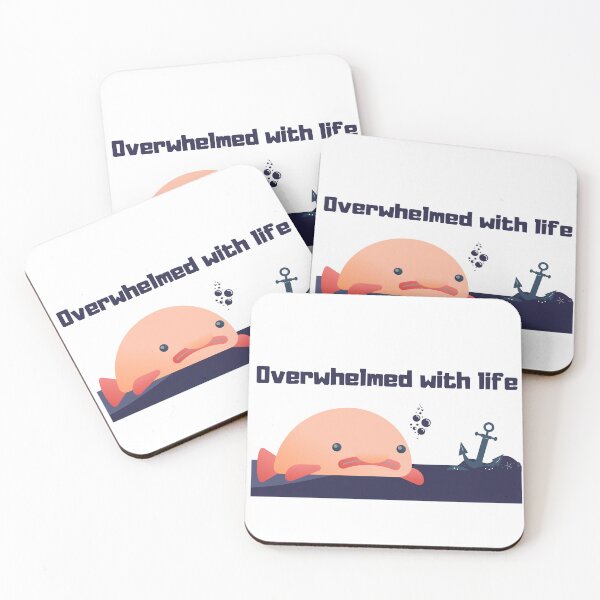 Item preview, Overwhelmed with life Blobfish on seabed designed and sold by PassionFruchti.