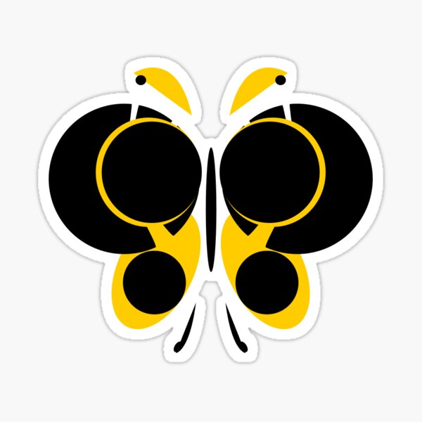 Tech Butterfly Sticker