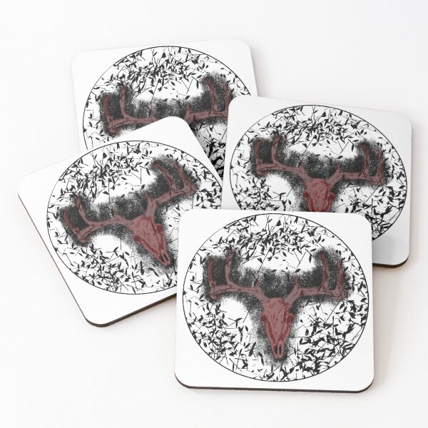 Item preview, Red deer skull  designed and sold by ComradeScar.