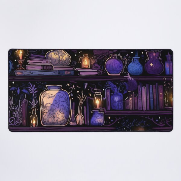 Aperçu de l'œuvre Boutique de magie Dark Academia Purple Whimiscal créée et vendue par Calmly.