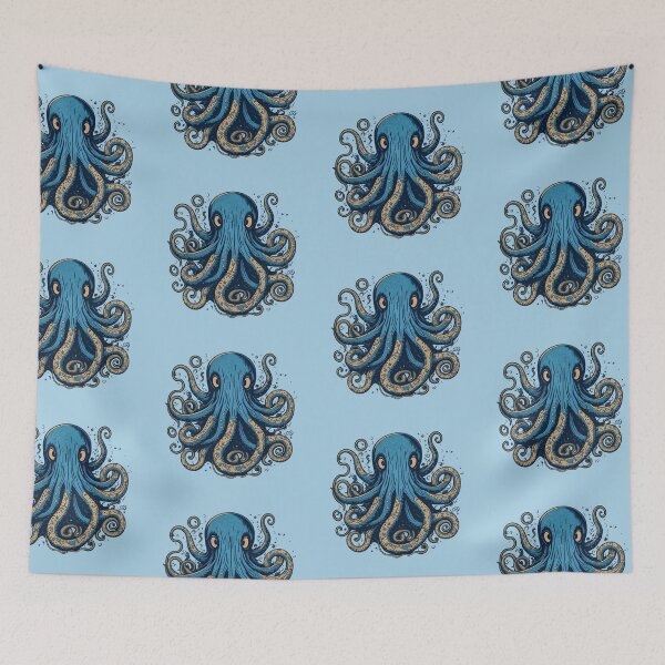 Item preview, Blue Octopus  designed and sold by Rislam.