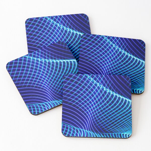 Item preview, Futuristic Blue Grid designed and sold by studio468.