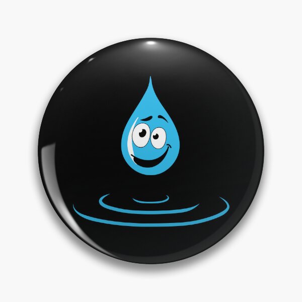 Item preview, Fun Water Drop - Crazy Face designed and sold by BababuuuPrint.
