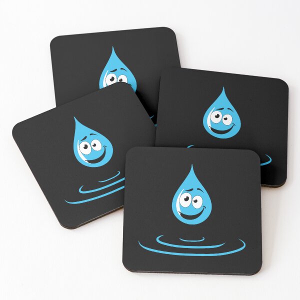 Item preview, Fun Water Drop - Crazy Face designed and sold by BababuuuPrint.