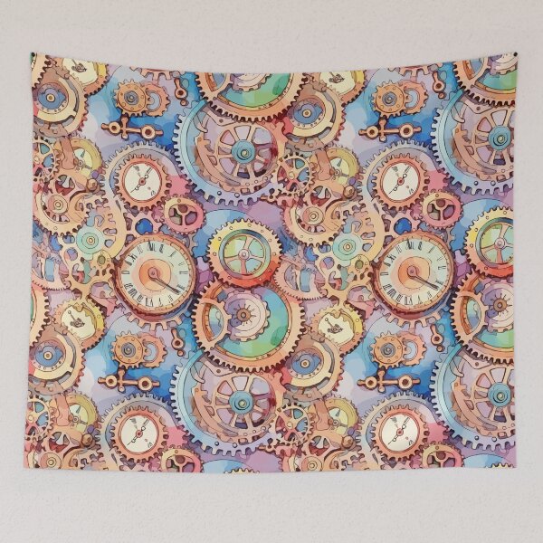 Item preview, Vintage Steampunk Retro Repeat Seamless Pattern designed and sold by Atkisson.