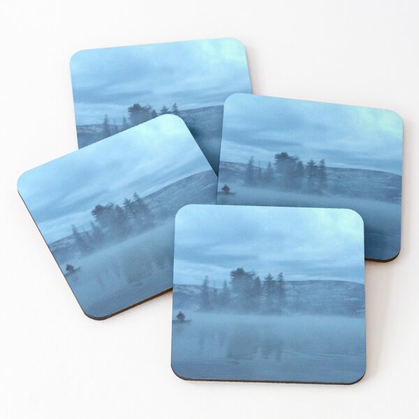 Item preview, Misty lake at dusk designed and sold by Bayar Tinge.