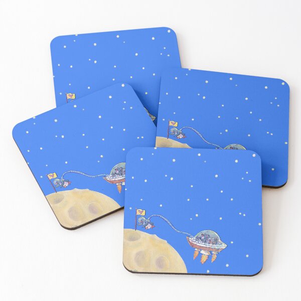 Item preview, Penguins on a spaceship adventure. designed and sold by PenguinGirl-Art.