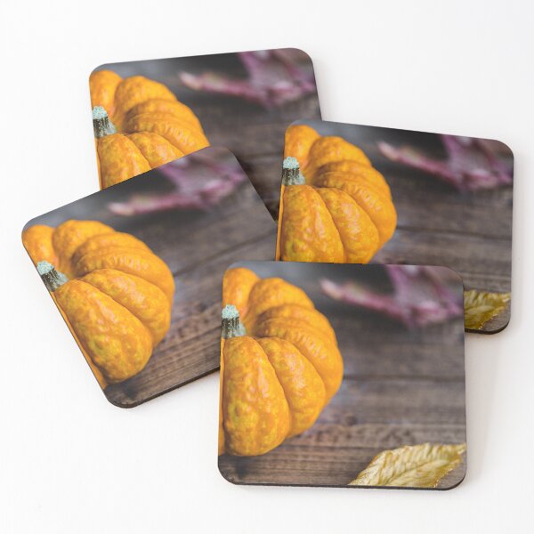 Item preview, Small Bumpy Pumpkin Sitting atop a Thankful Textured Table designed and sold by PygmyTitan Photo.