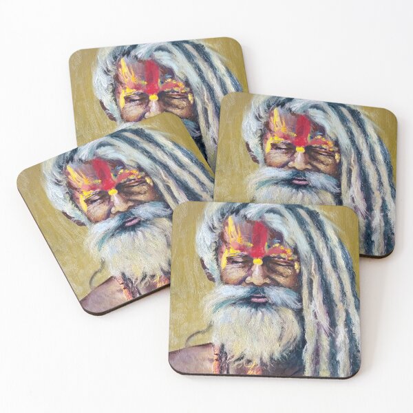 Item preview, Spiritual leader, yogi, guru, painting designed and sold by Carlos Taylor.