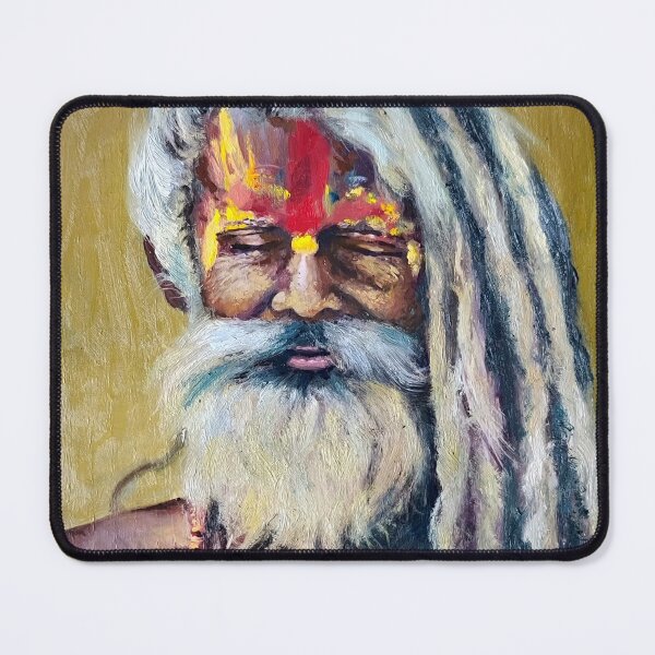 Item preview, Spiritual leader, yogi, guru, painting designed and sold by Carlos Taylor.