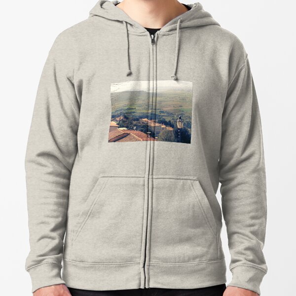 Cortona. Italy. Tuscany Zipped Hoodie