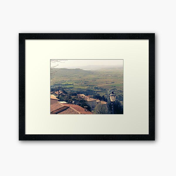 Cortona. Italy. Tuscany Framed Art Print