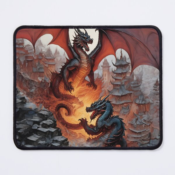 Item preview, Epic Dragon Fight designed and sold by Design-Illusi0n.