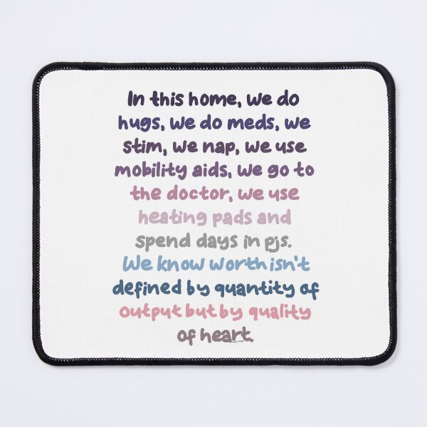 Item preview, In this home - disability and chronic illness edition designed and sold by NatLeBrunDesign.
