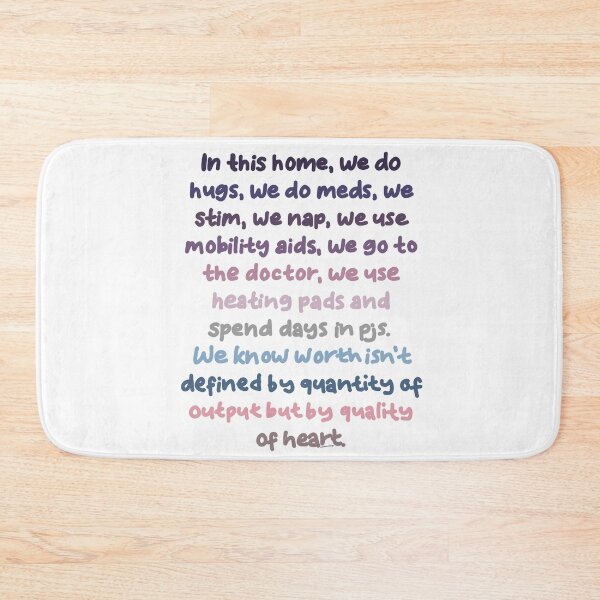 Item preview, In this home - disability and chronic illness edition designed and sold by NatLeBrunDesign.