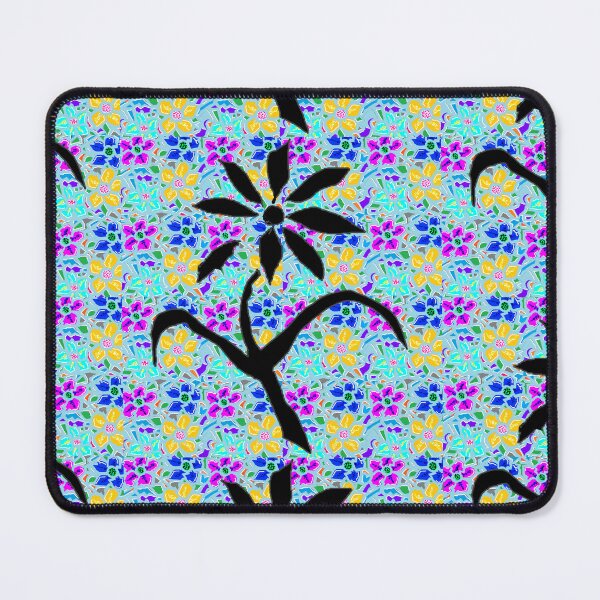 Item preview, blue flowers designed and sold by LowEndGraphics.
