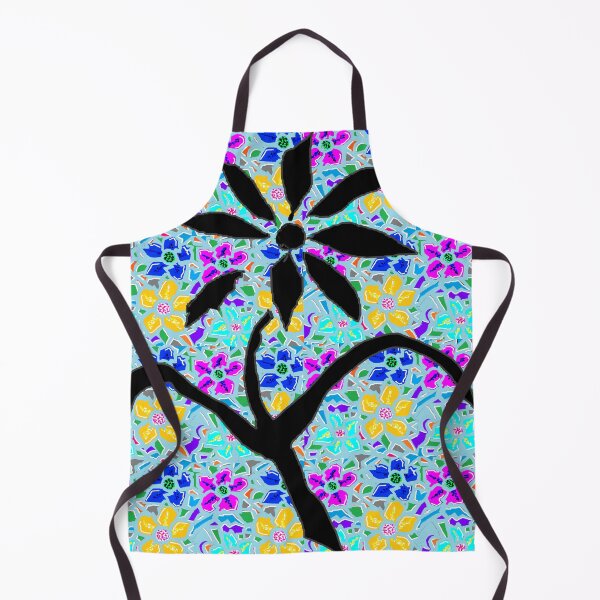 Item preview, blue flowers designed and sold by LowEndGraphics.