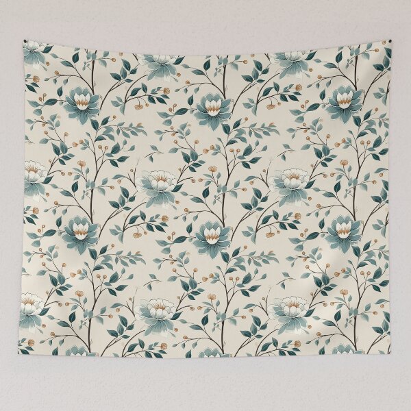 Item preview, Pretty 70s Floral Pattern designed and sold by RetroPrints.