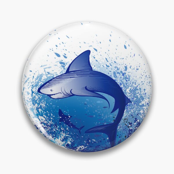 Item preview, Blue shark  designed and sold by LiveOutdoor.