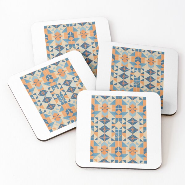 Item preview, azulejos modern geometric pattern designed and sold by jkrphoto.