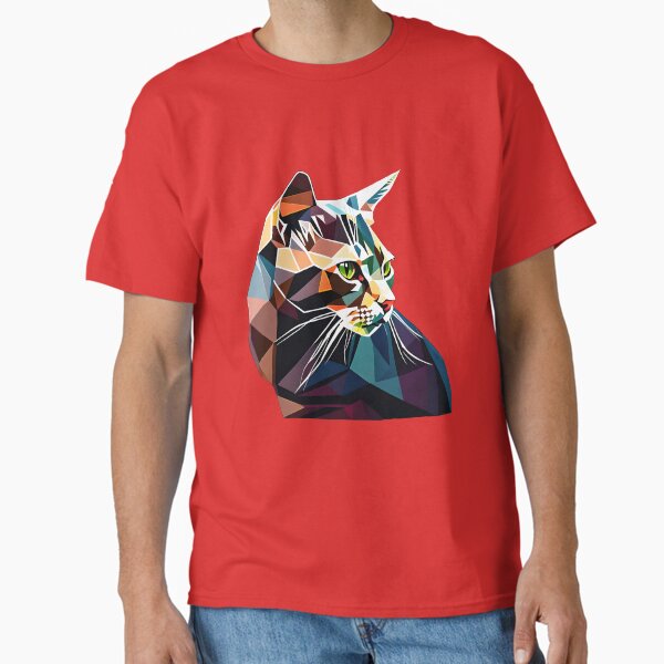 Item preview, Urban Polygonal Cat designed and sold by UrbanNova.