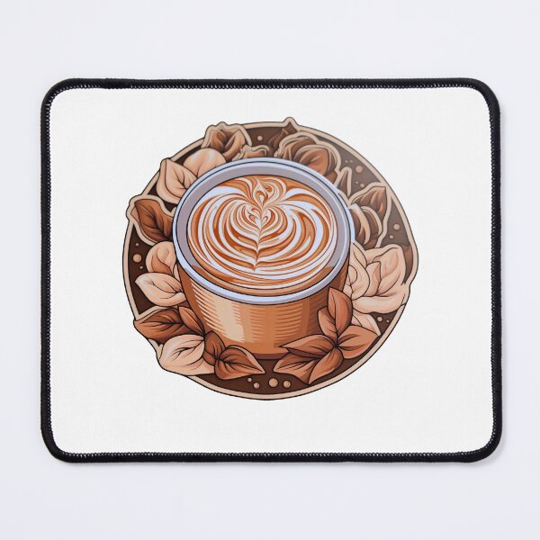 Item preview, Latte Art Sticker 4 designed and sold by elp-evergreen.