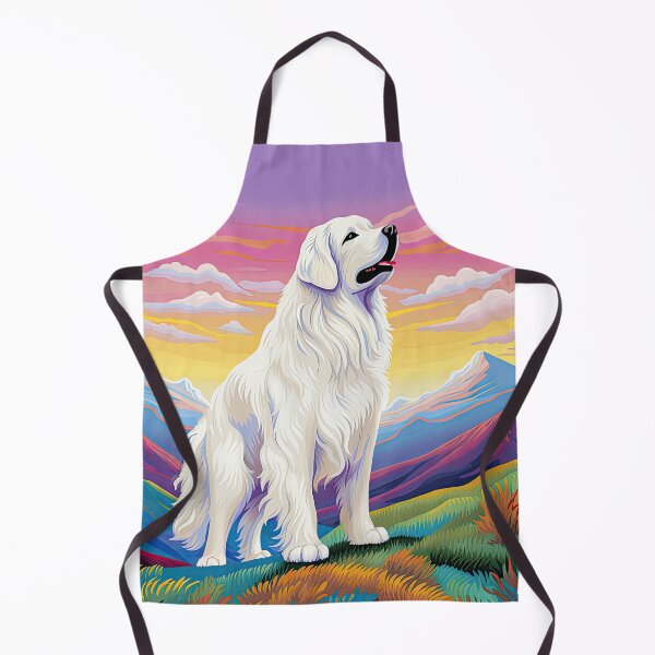Item preview, Happy Colorful Great Pyrenees in the Pyrenees Mountains designed and sold by Appyrances.