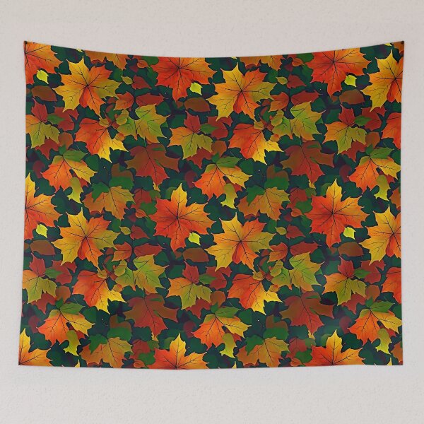 Aperçu de l'œuvre Motif de feuilles d'automne 03 créée et vendue par TrickstersTrove.